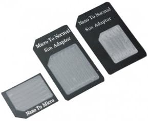 3 In 1 Nano Micro To Micro Standard Sim Card Adapter Amazon Co Uk Electronics