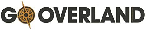 Crooked Cotton Design GO Overland Vinyl Waterproof Sticker (8" w x 1.75" T)