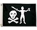 3ft x 5ft Jolly Roger Pirate Walter Kennedy Large Boat Flag