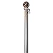 Valley Forge Flag 6' x 1 1/4" 1-Piece Brushed Aluminum Flag Pole 6' x 1.25" primary