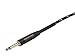 Monoprice 1/4-Inch TS Male to 1/4-Inch TS Male Instrument Cable Cord - 3 Feet - Black, 20AWG, Braided Jacket, Gold Plated - Cloth Series