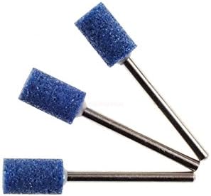 Proxxon 28781 Corundum Grinding bits, 3 pcs. Cylinder, Black