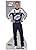 Miniature Cardboard Cutout - Brad Keselowski 2013 #2 Miller Lite