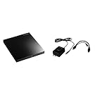 I-O DATA Blu-ray ブルーレイ BDドライブ mac 外付け ポータブル USB3.0 EX-BD03K + ACアダプター バスパワーUSB機器用 USB-ACADP5 セット