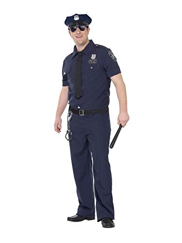 Men's NYC Cop Costume, Plus Size XXL, 24341