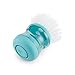 KitchenAid Soap Dispensing Palm Brush, Aqua Sky -