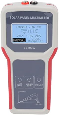 Digital Solar Power Meter, 800W 60V 35A LCD MPPT Solar Panel Multimeter ...