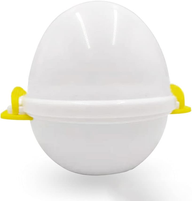 GEXIN Microwave Egg Cooker, Electric Large Hard Boiled Egg Cooker Poached Eggs,4 Capacity Perfectly Cooks Eggs and Detaches with the Shell Premium