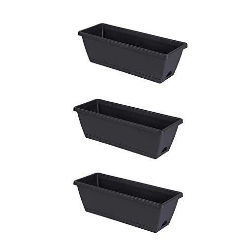 MIUYQ Pflanzkasten Kunststoff Paletten Blumenkasten Balkonkasten Palettentopf Pflanzkübel Europalette pflanzkasten für…