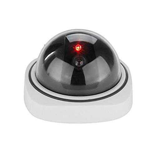 BW Indoor/Outdoor Dummy Camera, Dummy Dome CCTV Camera Fake Security Camera With Emulational Security Camera Fake Surveillance Camera Model