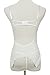 FENTI Womens' Handcuff Gartered Belt Lingerie Midnight Affair Set G-String, Snow White, Medium