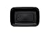 SAFEPRO 24 oz. Black Rectangular Microwavable Container with Clear Lid (Case of 100)