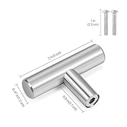 Flexzion 25 Pack Kitchen Cabinet Knobs T Bar