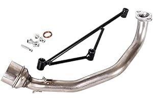 ZHIGUO Stainless Exhaust Muffler System Header Pipe Link Tube For Yamaha GY6 125cc 150cc Street Sport Motorcycles Scooters