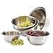 Kitchen Mission Stainless Steel Mixing Bowls 1.5,3,4, and 5 Quart. Plus Measuring Cup and Spoon Sets, Set of 6