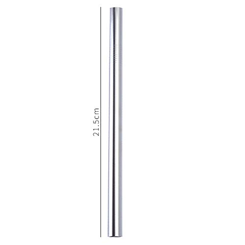 1pc Edelstahl Strohhalme Smoothies Wiederverwendbare Metall Trinkhalme 0,5 Zoll Breite 9,5 Zoll Lang Straw Für Saft… – Bild 3
