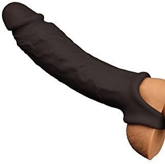 BaiNE DiDi 9.7 Inch 70% Enlarger, Ultra-Lifelike Fantasy X-Tensions Perfect Sleeve Extender Extension Male Chastity Extension Sleeves Sock Reusable Sleeves for Men BaiNE DiDi