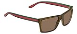 Gucci GG1013/S Sunglasses-053U Brown (SP Bronze Polarized Lens)-56mm