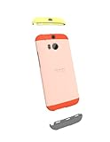 HTC Double Dip Case for HTC One (M8) - Retail Packaging - Orange/Light Peach/Orange
