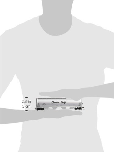 Bachmann Trains Canadian Pacific (Silver Script) 4 Bay Cylindrical Grain Hopper-Ho Scale