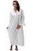 Del Rossa Womens Romeo and Juliet Cotton Nightgown, Victorian Bell Sleeve Sleepwear