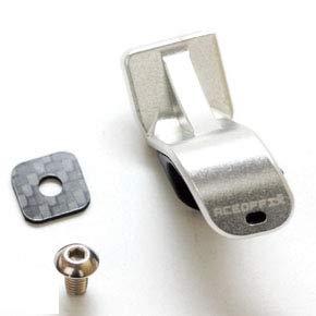 ACEOFFIX folding Bicycle Fork Hook Ultra-light alloy L Type Used For Brompton Folding Bike L hook(silver