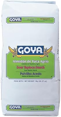 Amido de mandioca ácida 1 kg, sem glúten, ideal para celíacos