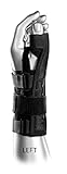 Wrist Brace with Thumb Stabilizer - Support for De Quervains, Sprains, Arthritis, and Bursitis Pain - Lightweight, Hypoallergenic Wrist/Thumb Spica By BioSkin (Medium-Large (Left))