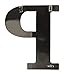 Wine Cork Holder - Metal Monogram Letter (P)