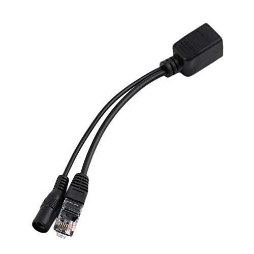 PoE Injector, PoE Ethernet Injector Splitter Adpater Cable For CCTV Camera POE Splitter Injector Power Supply Synthesizer Separator Combiner - Thumbnail 2