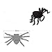 MASCARE Halloween Pet Big Spider Costume Cat Funny Party Dress up Accessories