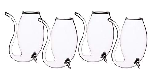 Bar Craft Likör-/Portwein-Pfeifengläser in Geschenkbox, Glas, 90 ml, 4 Stück (1er Pack), Transparent – Bild 6