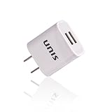 KLOKOL Home Wall Dual USB Charger,Universal Power Adapter Travel Charger for iPhone iPad, Samsung Galaxy, HTC Nexus, Smart Phones, Bluetooth Speaker Headset, White