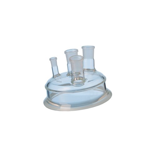 DURAN 24 392 51 Flat Flange Lid 4 Standard Ground Necks, DN 120, h 130