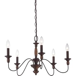 Quoizel HK5005TC Holbrook Chandelier, 5-Light, 300