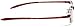 Visualites 1 Tortoise 1.50 Power Lightweight Rimless Rectangle Reading Glasses