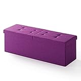 Otto & Ben Folding Box Chest Upholstered Tufted