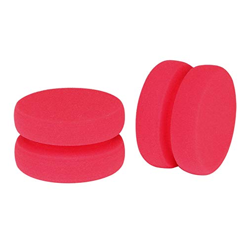 Paint Sponge Applicator Complete with Mesh Hang Dry Storage Bag, Red