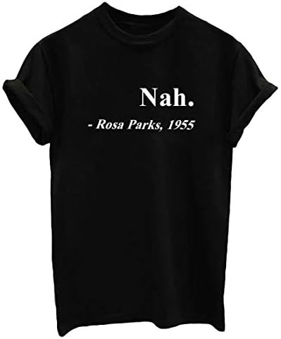 ROSEPARK Women Cute Funny T Shirt Teen Girl Graphic Tee