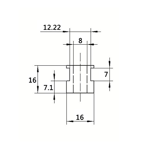 1 WINSINN+Aluminum+Synchronous+Timing+Printer
