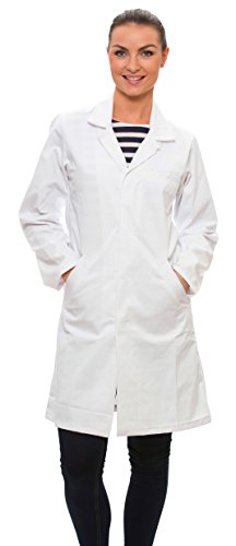 Dr. James Women's 100% Cotton White Lab Coat 39 Inch Length Size 6 US-04-C - Thumbnail 4