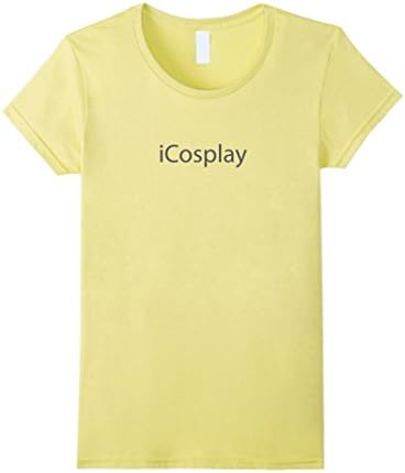Women's I Cosplay Comic-con Superhero T-shirt Large Lemon
