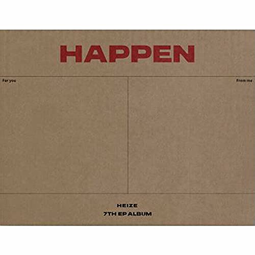 HEIZE HAPPEN 7th EP Album CD+20ea Post Card+7ea Post Card+9ea MV Post Card +1ea Folded Lyrics Card+8ea Lyrics Card+2ea Book Mark K-POP SEALED+TRACKING NUMBER