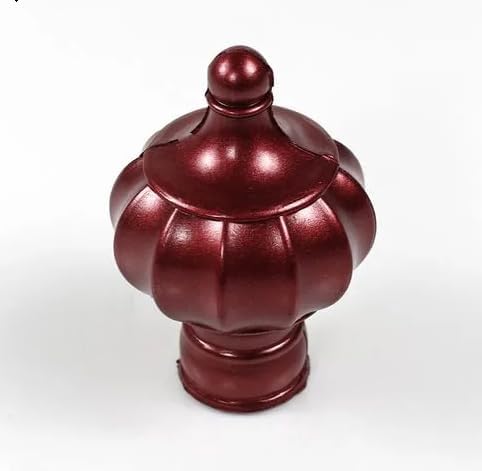 Window Treatment Hardware - ToLife Replacement Finials for 1 Inch Diameter Curtain Rods, Decorative Drapery Rod Finials