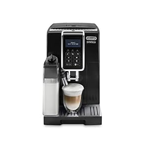 De’Longhi Dinamica Ecam 350.55.B Volautomatische Espressomachine, Met Melksysteem, Digitaal Display Met Duidelijke Tekst…