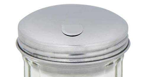 Klee Utensils Sugar Dispenser - Retro Style Glass Jar with Stainless Steel Side Cap Dishwasher Safe for Home & Restaurant Use ... (2)