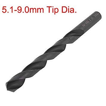 Generic 8point9 mm : OZE19921102 5.1/5.2/5.3/5.4/5.5/5.6/5.7/5.8/5.9/6/6.1/6.2/6.3/6.4/6.5/6.6-9mm Dia. High Speed Steel Spiral Twist Drilling Bit