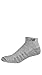 New Balance Technical Elite Coolmax Low Cut Socks (2 Pack), Grey, Men's 9-12.5/Women's 10-12