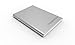 Energio 3850mAh Slim External Battery Pack with Built-in Micro-USB Cable and Lightning Adapter for Smartphones - Silver
