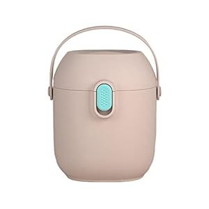 yahede Draagbare melkkoederdispenser, snack, opslag, lepel, voederdoos, lepel, draagbare babysnack, bakje, niet morsen…